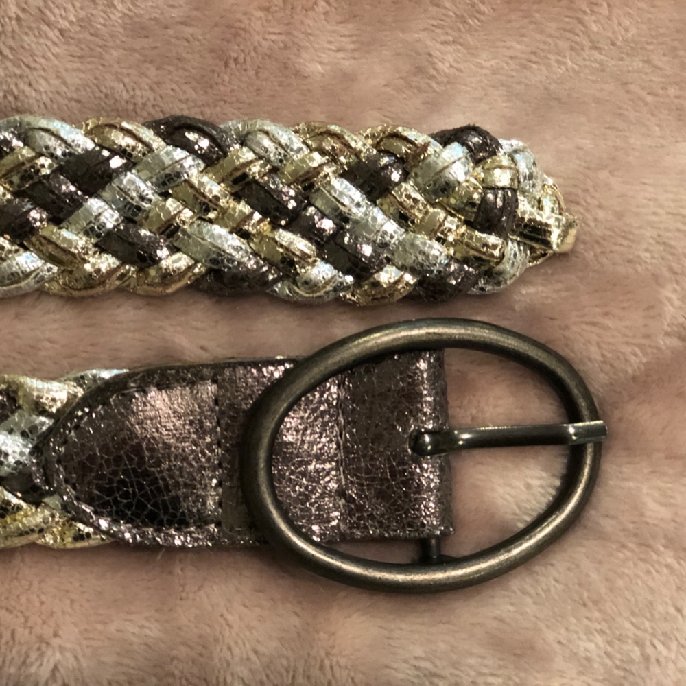Metallic Woven Belt